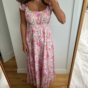 LoveShackFancy
Vernon Floral-Print Cotton Maxi Dress size M